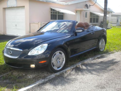 2002 lexus sc430 convertible 2-door 4.3l navigation auto no reserve clean title