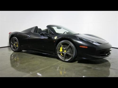 2013 ferrari 458 spider carbon fiber racing package 20&#034; rims hifi system tpms