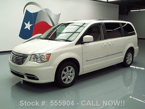 2013 chrysler town &amp; country touring leather dvd 34k mi texas direct auto