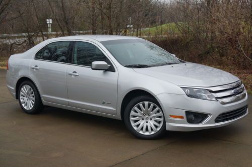 5-days *no reserve* &#039;12 ford fusion hybrid 1-owner off lease 100% hwy miles