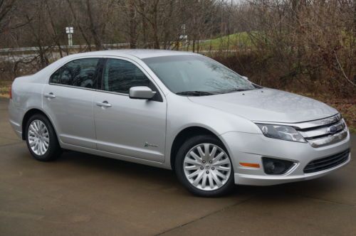 5-days *no reserve* &#039;12 ford fusion hybrid 1-owner off lease 100% hwy miles