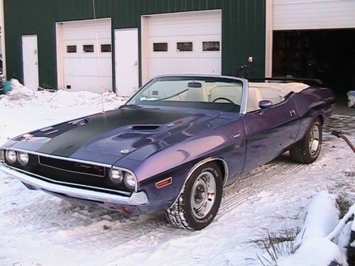 1970 dodge challenger528 hemi plum crazy convertible