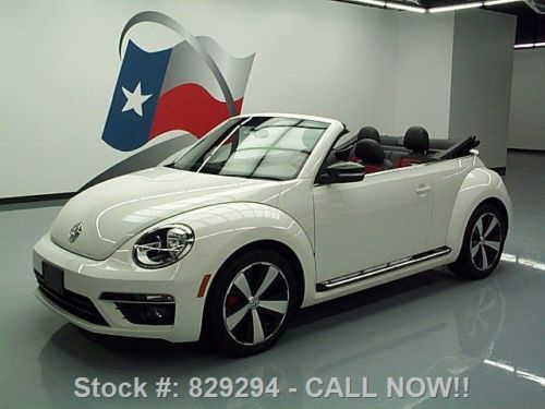 2013 volkswagen beetle turbo convertible 6-speed nav 5k texas direct auto