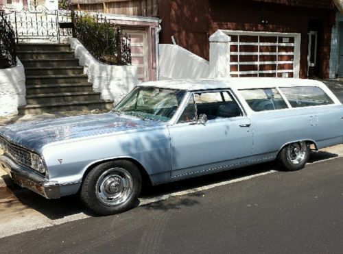 1964 chevrolet chevelle 300 2-door wagon 9 passenger pro-touring sleeper