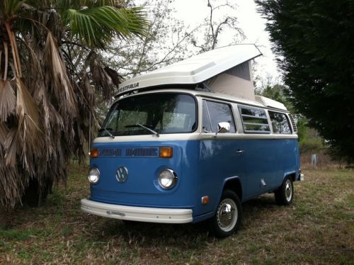 Restored 1973 volkswagen bus/vanagon campmobile