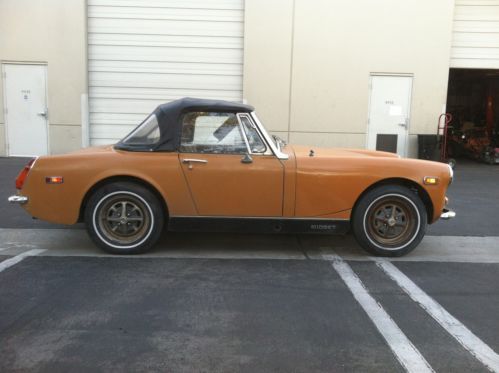 1974 MG Midget Base Convertible 2-Door 1.3L, image 3