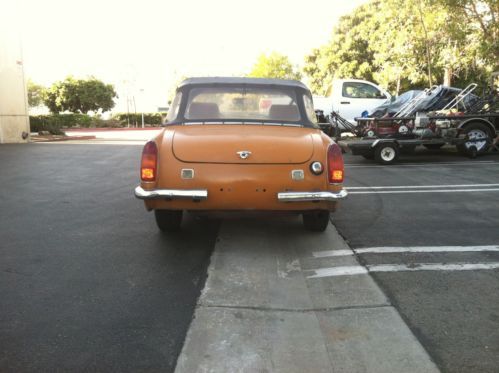 1974 MG Midget Base Convertible 2-Door 1.3L, image 4