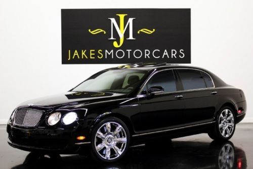 2008 continental flying spur, black/black, 1-owner, loaded w/options!