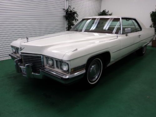 1972 cadillac coupe deville runs great no reserve!