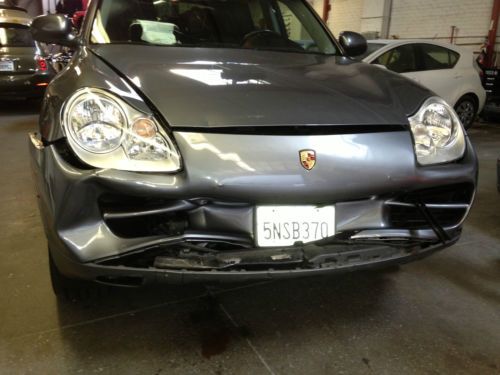 2005 porsche cayenne s, 4.8l v8, damaged repairable salvage