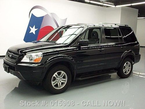 2005 honda pilot ex-l 4x4 sunroof htd leather dvd 66k texas direct auto
