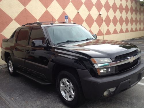 Avalanche 2004 z66 black/charcoal leather, moonroof, on star, xm radio, loaded