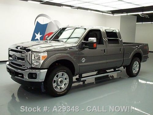 2013 ford f250 lariat crew fx4 4x4 6.7 diesel nav 9k mi texas direct auto