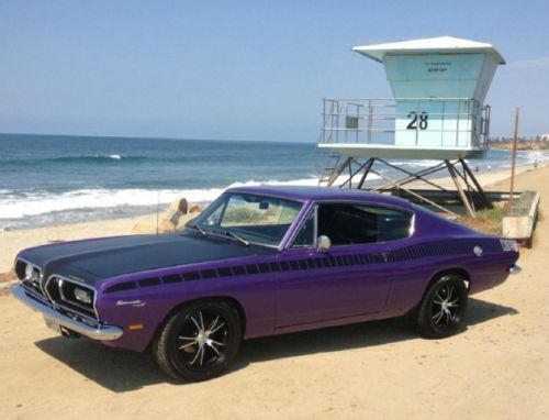 1969 plymouth barracuda/58k mi/plum crazy!!/clean california car!!