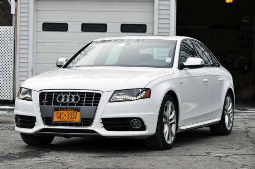 2011 audi s4 premium plus 3.0t certified pre owned warranty ibis white loaded!