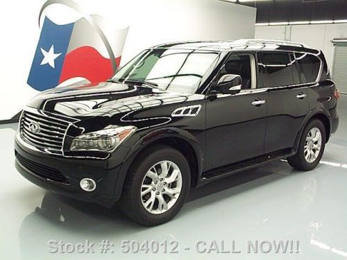 2011 infiniti qx56 theater sunroof nav dvd rear cam 49k texas direct auto