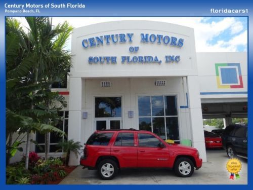 2002 chevy trailblazer 4.2l 6 cylinder auto low mileage leather loaded 2 owners