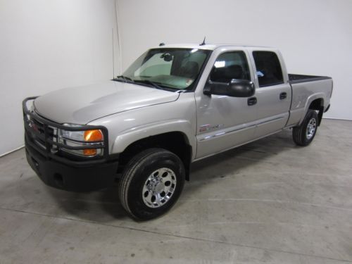 05 gmc sierra 2500 hd 4x4 6.6 duramax crew short new head gasket new tires 80pix