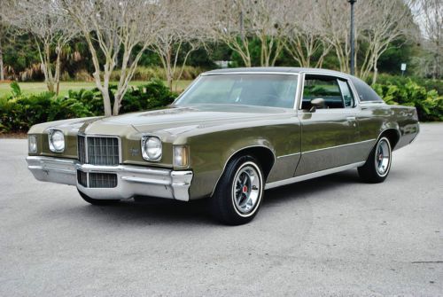 Once in a lifetime find 1972 pontiac grand prix model j just 50ks loaded mint.