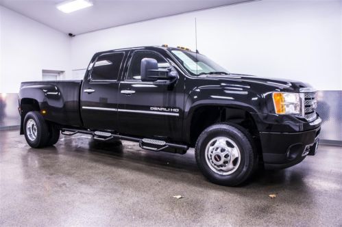 2012 gmc sierra 3500hd denali dually 4x4 loaded duramax diesel 4x4!