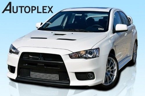 2013 lancer evolution gsr sunroof leather sight and sound package