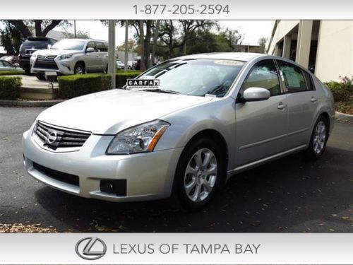 Nissan maxima 3.5 v6 1 owner clean carfax heated leather sunroof fwd keyless