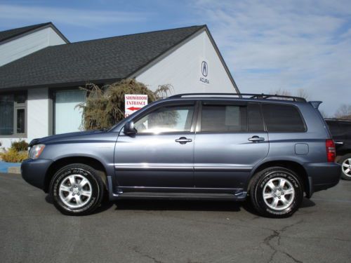 No reserve 2003 toyota highlander limited 4x4 4wd 3.0l v6 roof leather nice!