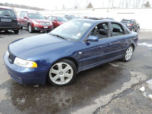 2002 audi s4 quattro, no accidents, looks and runs fine, no reserve, rare car