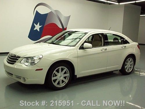 2008 chrysler sebring ltd leather alloy wheels only 32k texas direct auto