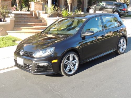 2013 4 door metallic black golf r, stage 2, 6k miles with all options, like new!