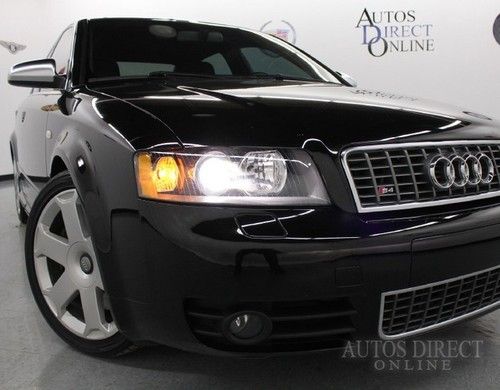 We finance 2005 audi s4 4.2l quattro awd 69k clean carfax prempkg mroof htdsts