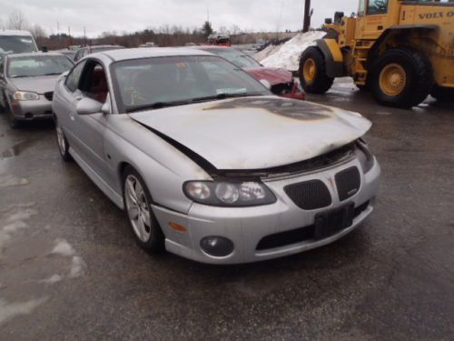 2004 pontiac gto rolling chassis salvage 42k miles