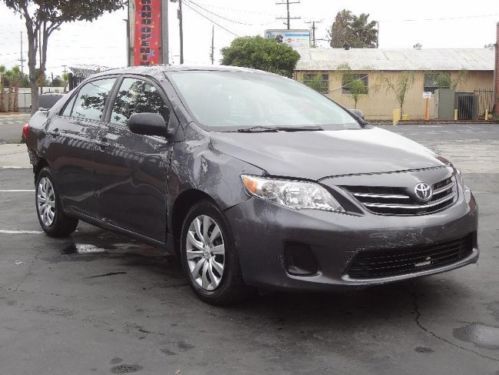 2013 toyota corolla le damaged salvage fixer runs!! economical priced to sell!!