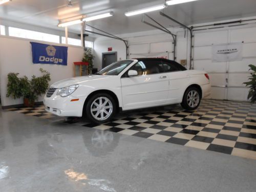 2008 chrysler sebring convertible limited 41k no reserve salvage rebuildable 200