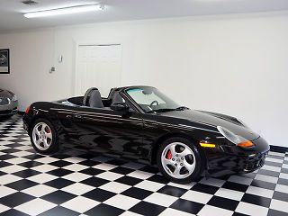 2001 porsche boxster s 6 speed triple black local florida trade in adult driven