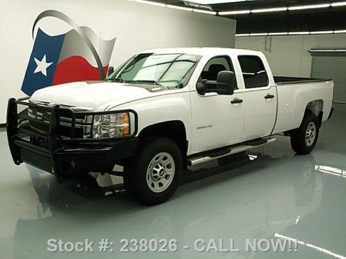 2011 chevy silverado 3500 crew long bed brush guard 29k texas direct auto