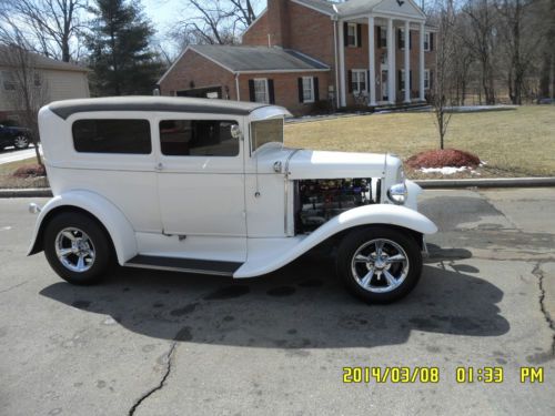 1930 ford  model a tudor sedan street rod