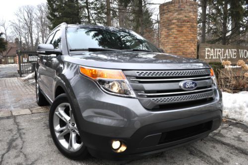 2014 explorer limited.no reserve.leather/navi/heated/tow/camera/dvd/power fold