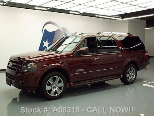 2007 ford expedition limited el sunroof leather dvd 76k texas direct auto