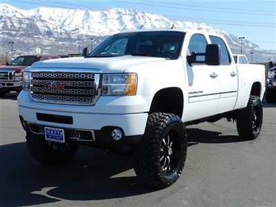 Crew cab slt denali 4x4 duramax diesel custom new lift 22 wheels 37 tires