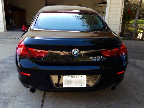 2013 Black 640i Gran Coupe, 4 door, black leather interior, navigation, US $68,000.00, image 6