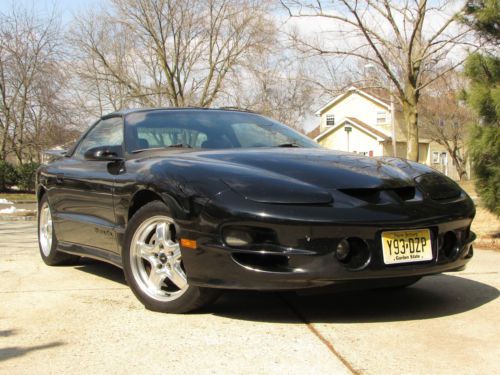 1998 pontiac trans am firebird coupe ls1 v8 t-tops black leather - no reserve!