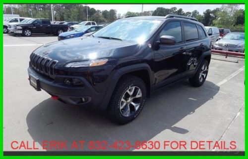 2014 jeep cherokee trailhawk new 3.2l v6 4 wheel drive 4x4 suv leather nav cam