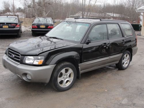 2004 04 subaru forester xs sport awd 69k project car salvage rebuilable damaged