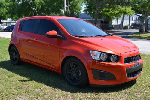 2012 Chevrolet Sonic LT Hatchback 1.4L Turbo 6 Speed Inferno Orange 40 MPG!!, US $11,950.00, image 3