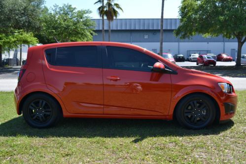 2012 Chevrolet Sonic LT Hatchback 1.4L Turbo 6 Speed Inferno Orange 40 MPG!!, US $11,950.00, image 4