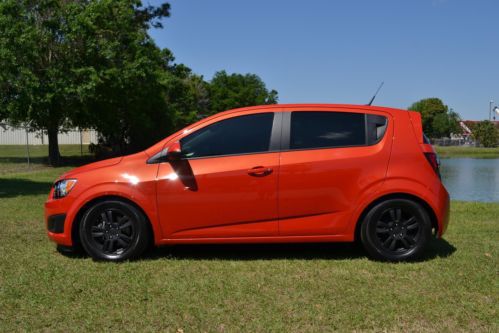 2012 Chevrolet Sonic LT Hatchback 1.4L Turbo 6 Speed Inferno Orange 40 MPG!!, US $11,950.00, image 8