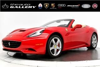 2010 ferrari california 2dr conv leather seats security system