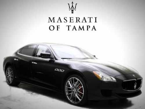 2014 maserati quattroporte 4dr sdn quat new 3.0l bluetooth sunroof a/c