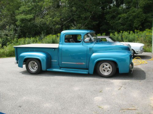 1956 ford f100 chopped pro street pickup tube chassis